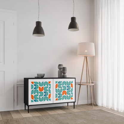 BE THE CHANGE 2-Door Sideboard in Black Finish