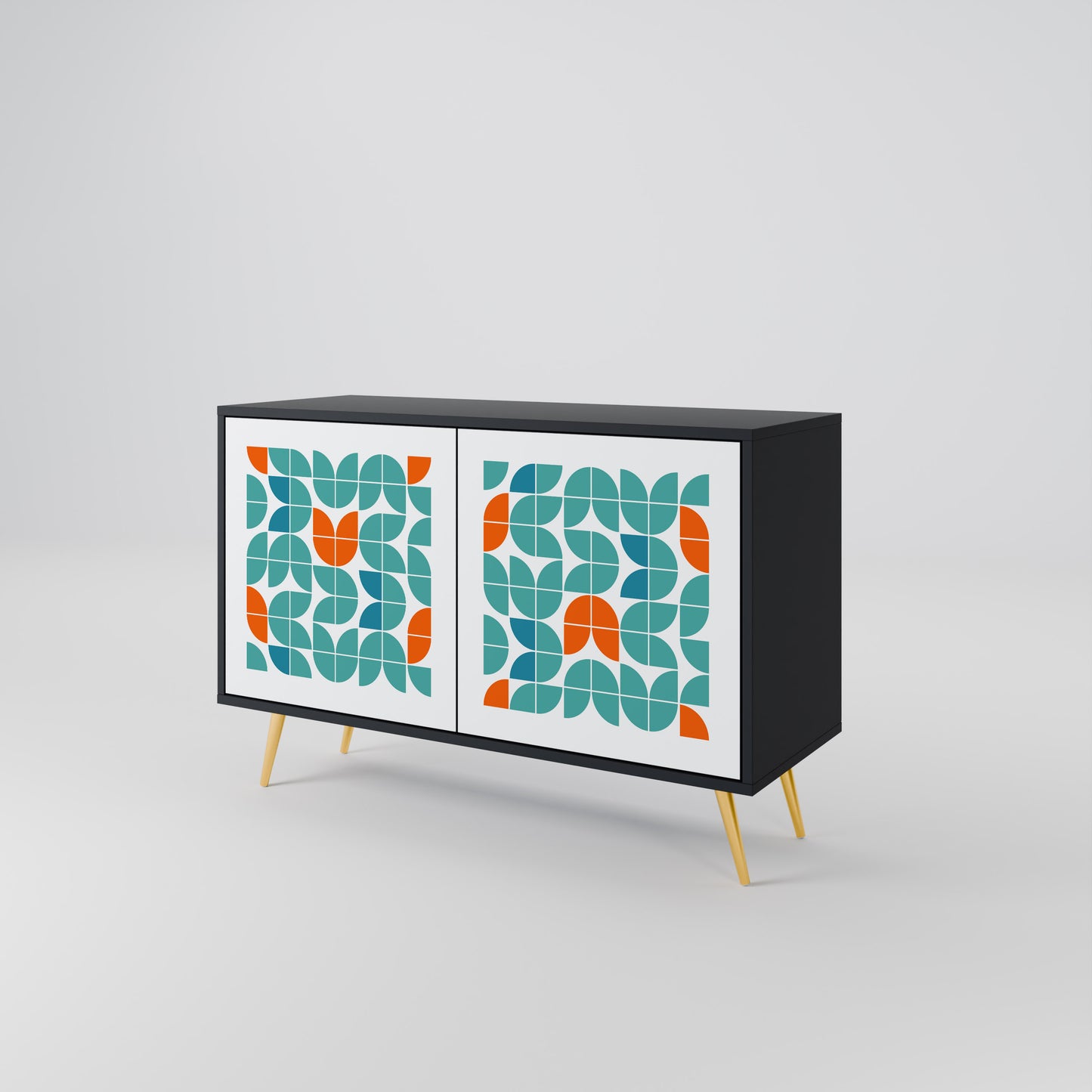 BE THE CHANGE 2-Door Sideboard in Black Finish