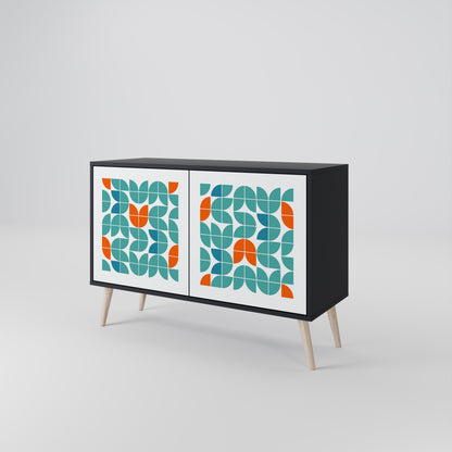 BE THE CHANGE 2-Door Sideboard in Black Finish