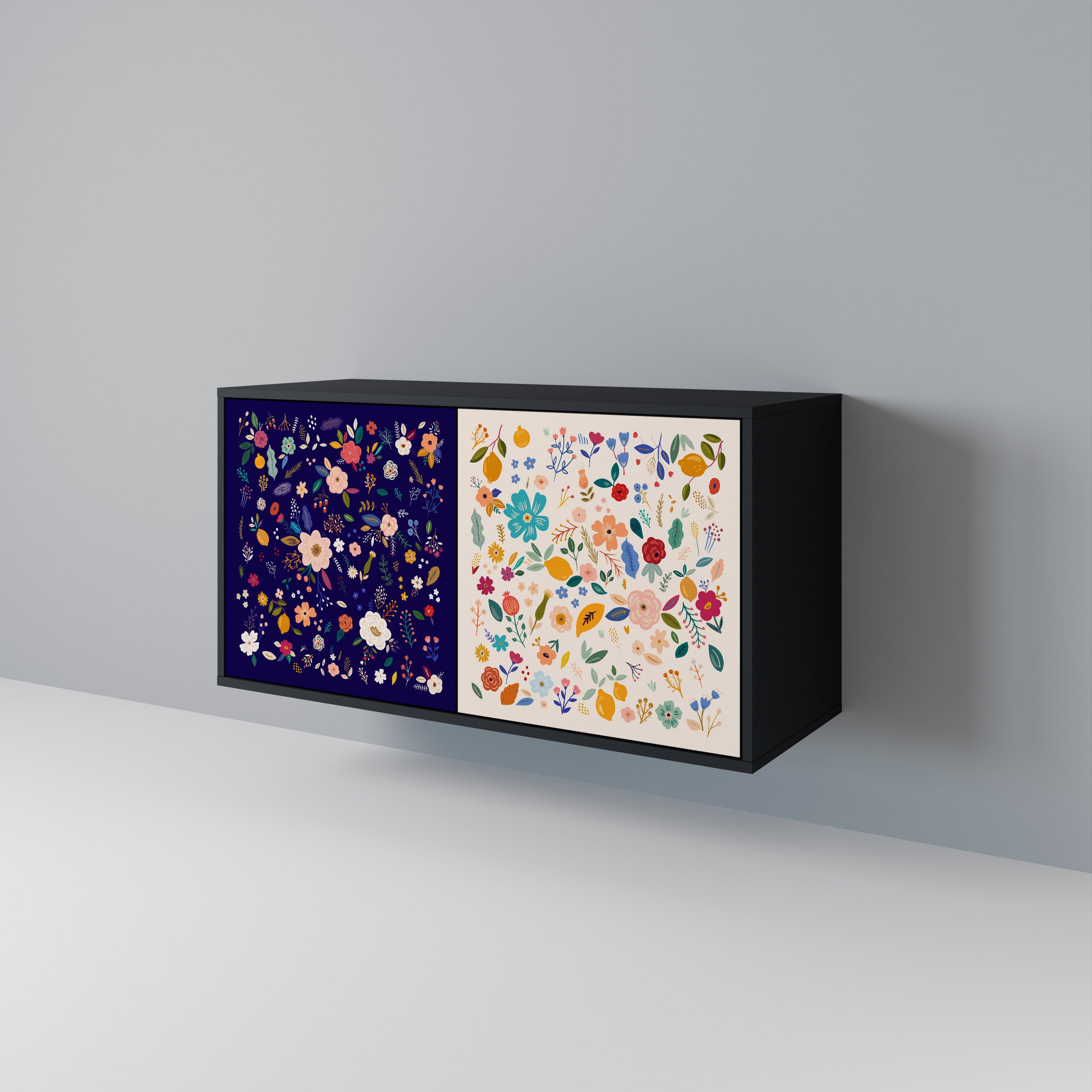 BLOMSTERKOMBINATION 2-dörrars skänk