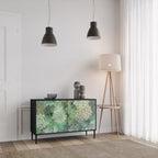 SUCCULENT CLUSTER skänk med 2 dörrar