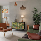 SUCCULENTS KALEIDOSCOPE Skänk med två dörrar