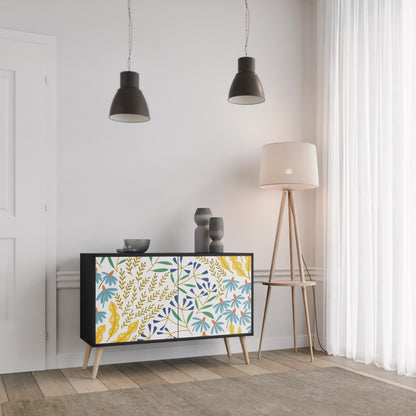 HELLO SPRING 2-dörrars skänk i svart finish