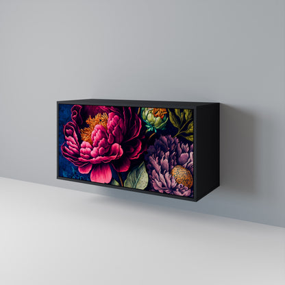BLOOMING ELEGANCE Skänk med två dörrar