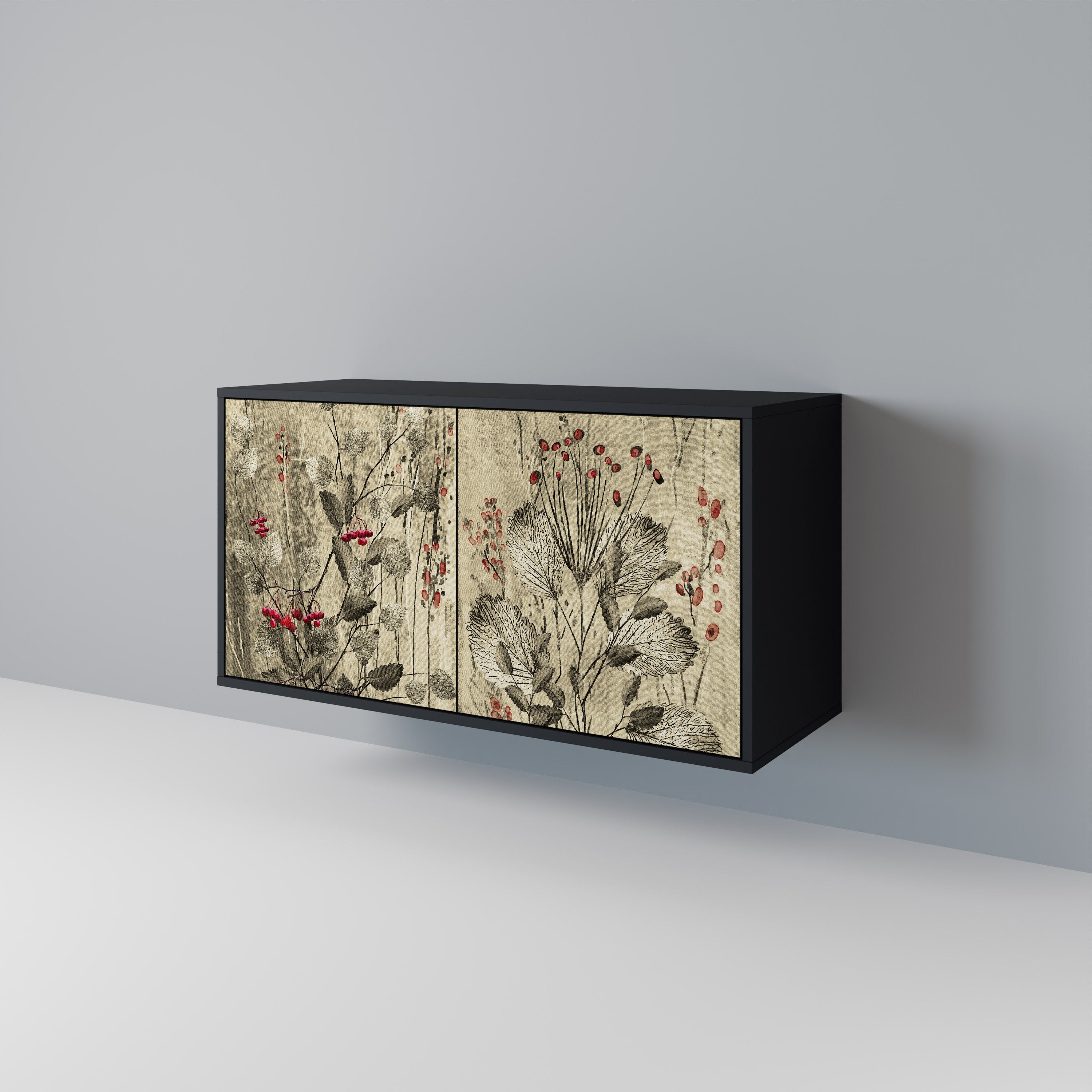 HERBAL GRACE skänk med 2 dörrar