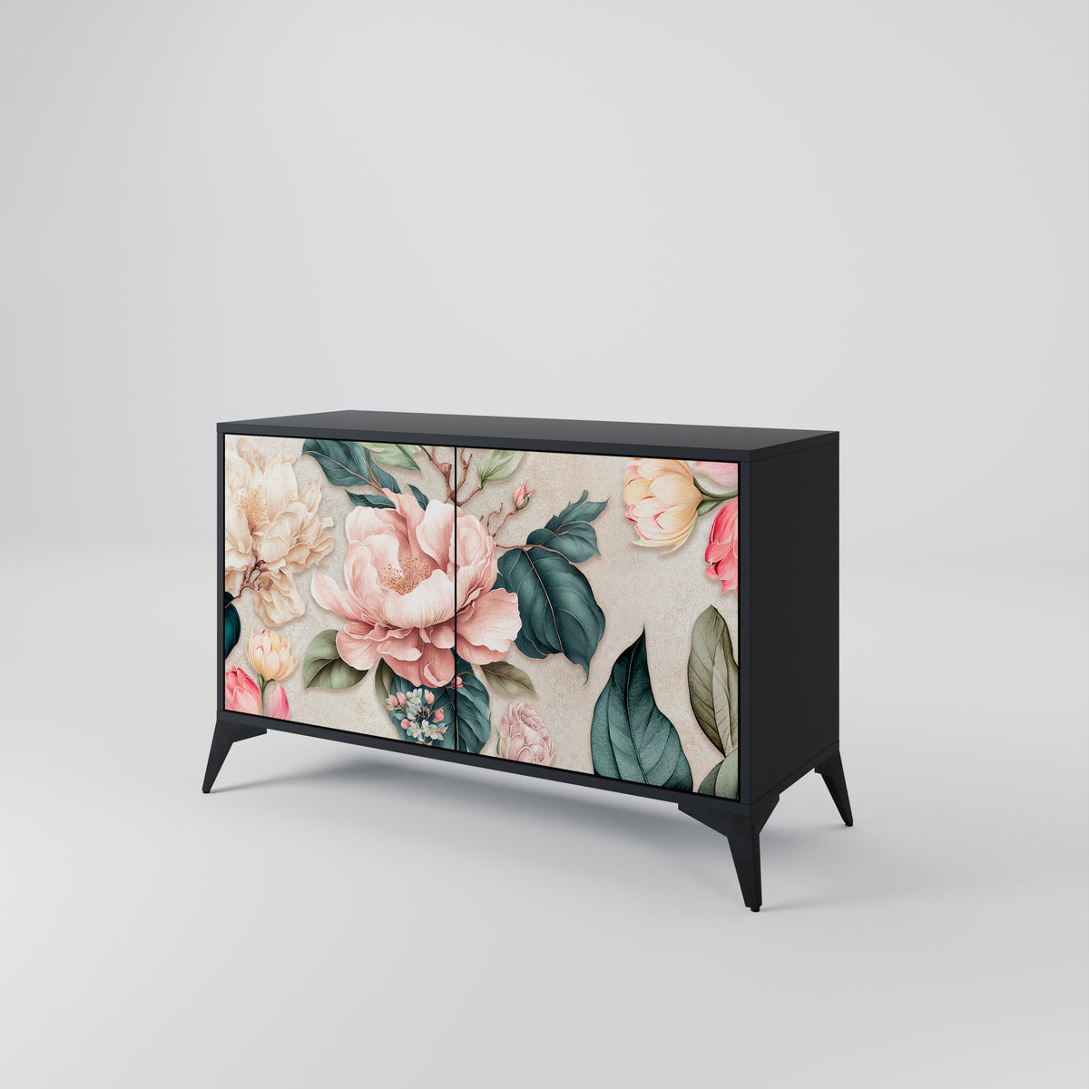 FLORAL GRACE Skänk med två dörrar