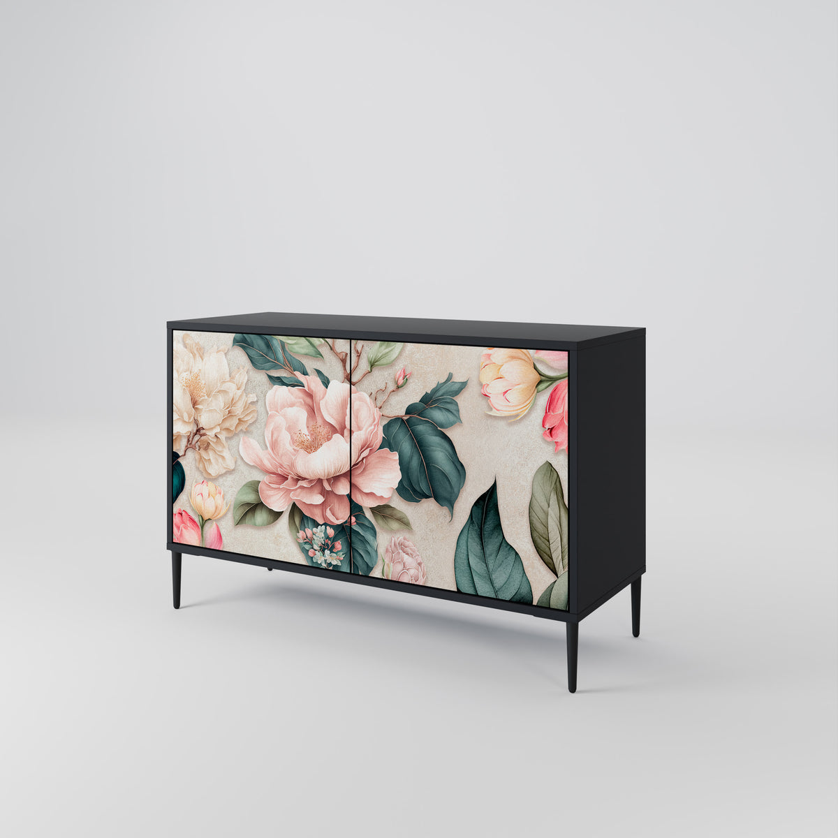 FLORAL GRACE Skänk med två dörrar