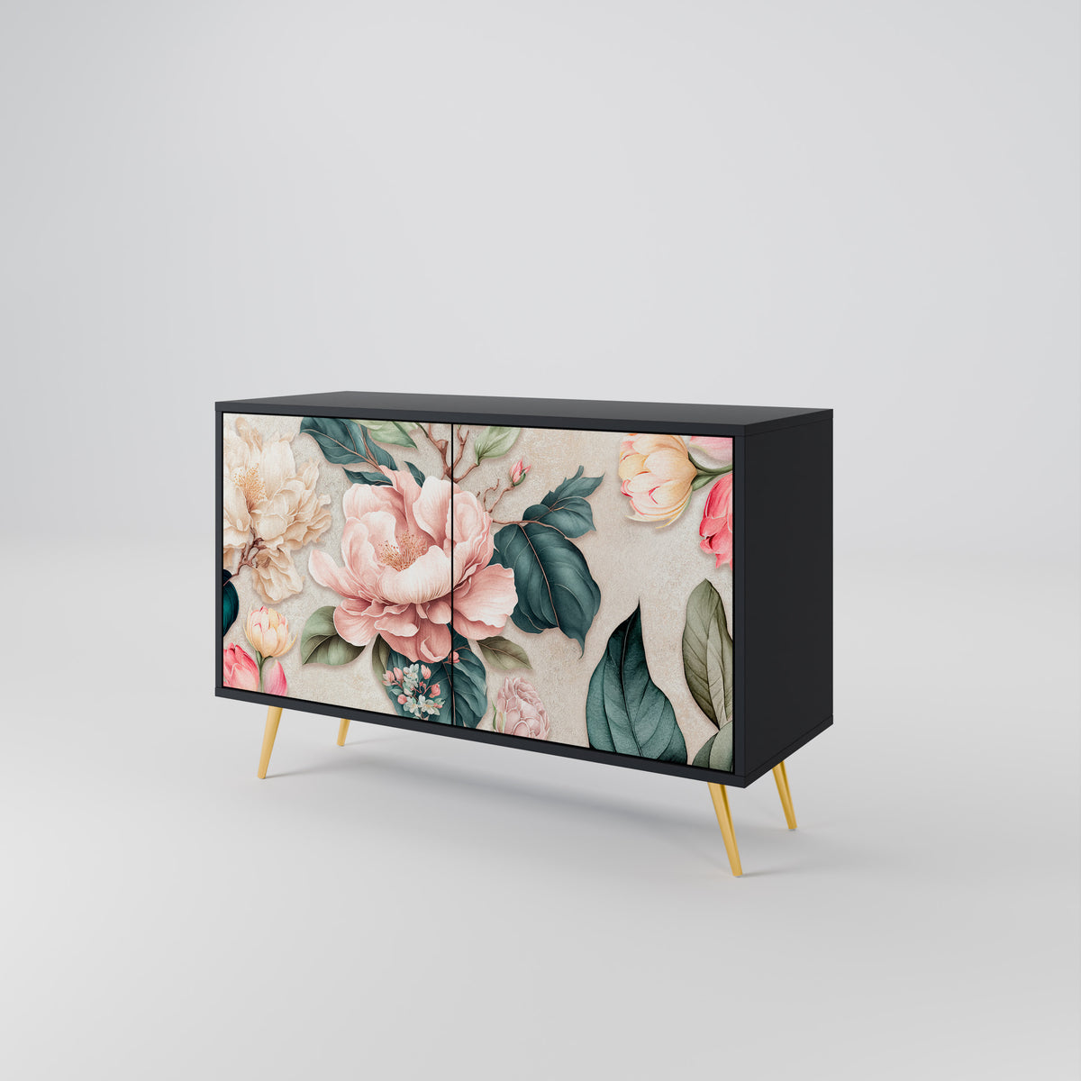 FLORAL GRACE Skänk med två dörrar