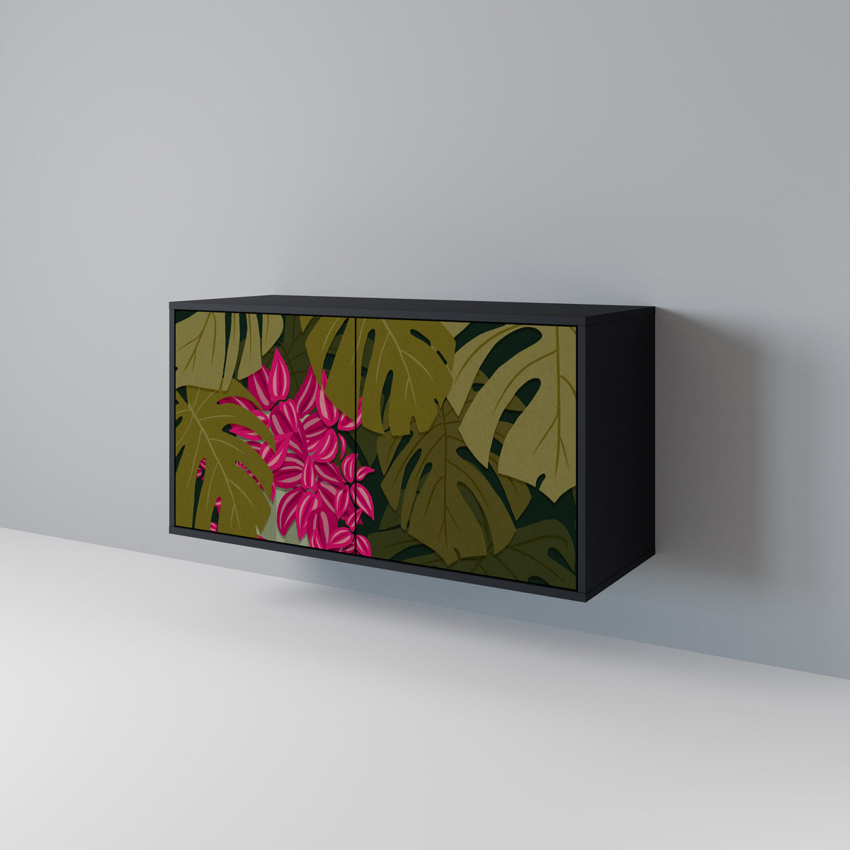 TROPICAL BEAUTY Skänk med två dörrar