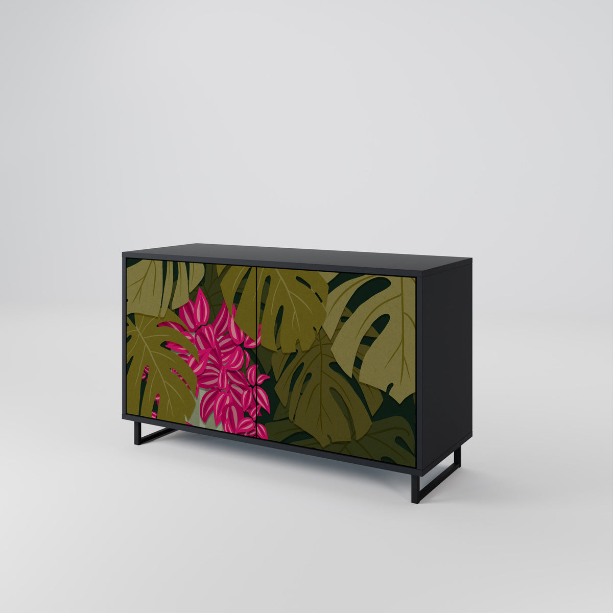 TROPICAL BEAUTY Skänk med två dörrar