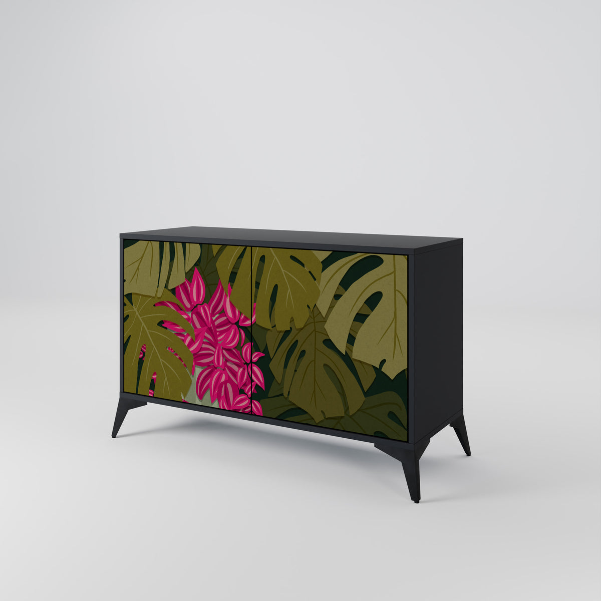 TROPICAL BEAUTY Skänk med två dörrar