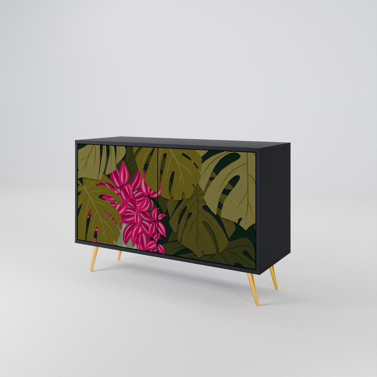 TROPICAL BEAUTY Skänk med två dörrar