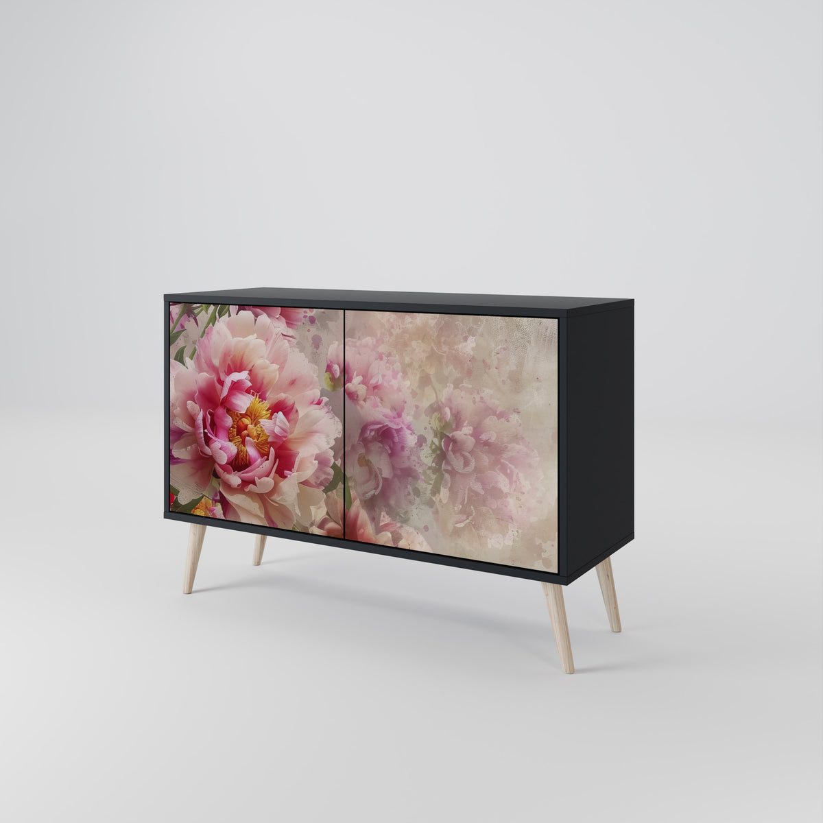 PEONY WHISPER Skänk med två dörrar