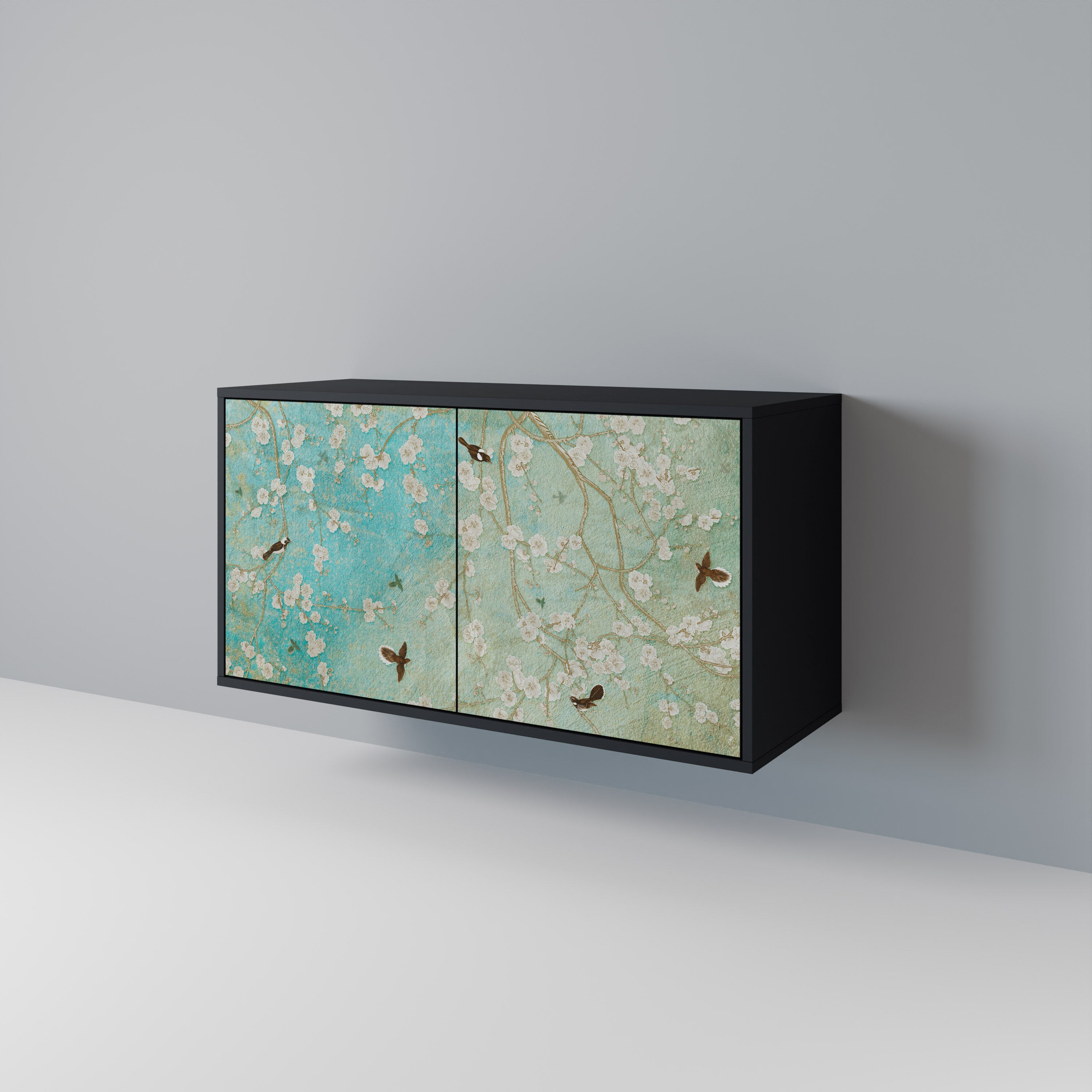 BLOOMING CHARM skänk med 2 dörrar