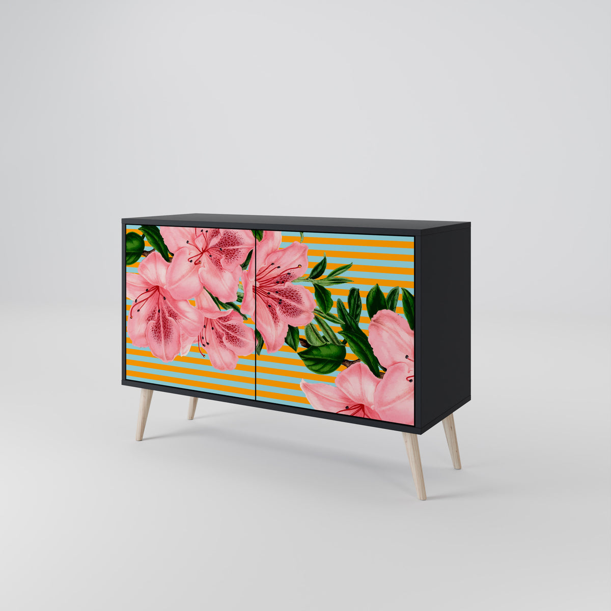 FRAGILE BEAUTY Skänk med två dörrar