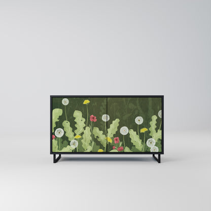 DANDELION AMUSE 2-dörrars skänk i svart finish