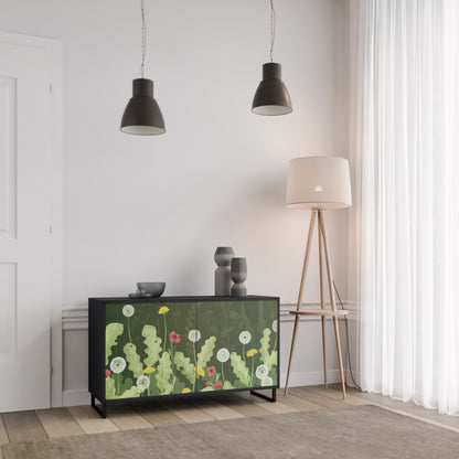 DANDELION AMUSE 2-dörrars skänk i svart finish