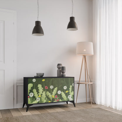 DANDELION AMUSE 2-dörrars skänk i svart finish