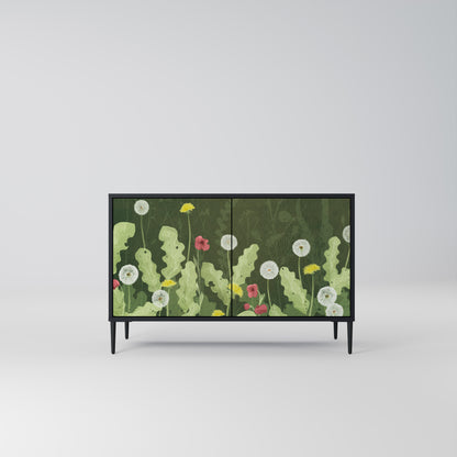 DANDELION AMUSE 2-dörrars skänk i svart finish