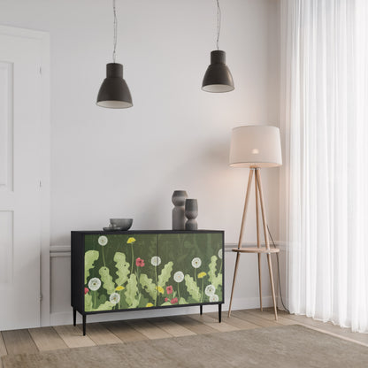 DANDELION AMUSE 2-dörrars skänk i svart finish