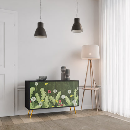 DANDELION AMUSE 2-dörrars skänk i svart finish