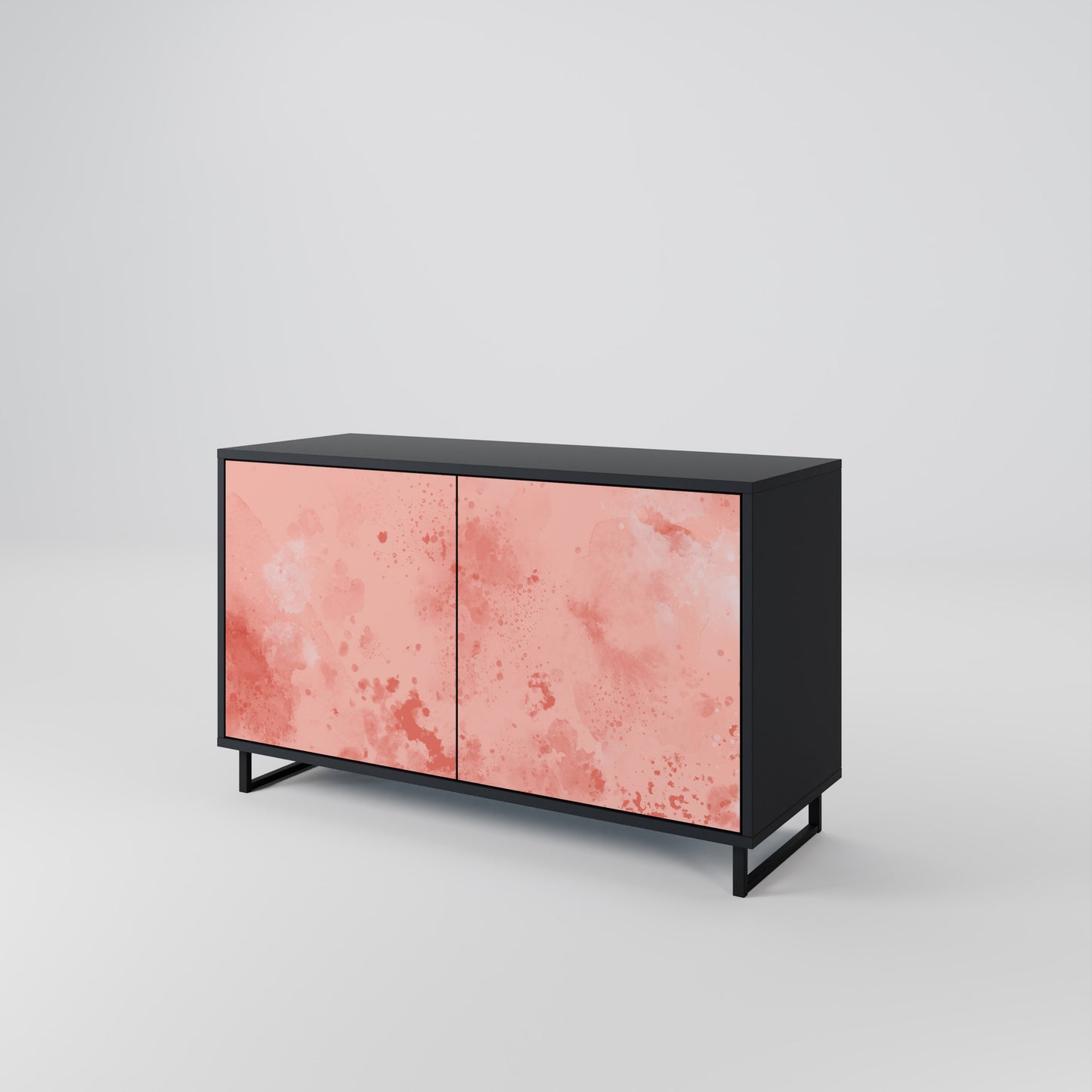 CRANE DANCE 2-Door Sideboard in Black Finish