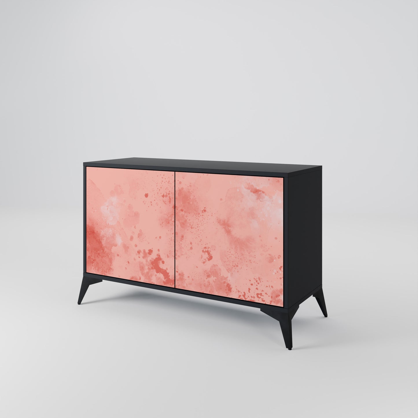 CRANE DANCE 2-Door Sideboard in Black Finish