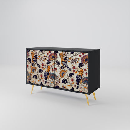 EMINENT HOOPOE 2-Door Sideboard in Black Finish