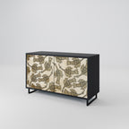 ALMONDINE SONGBIRD 2-Door Sideboard in Black Finish