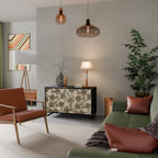 ALMONDINE SONGBIRD 2-Door Sideboard in Black Finish