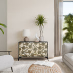 ALMONDINE SONGBIRD 2-Door Sideboard in Black Finish