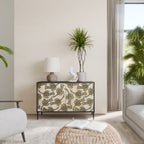 ALMONDINE SONGBIRD 2-Door Sideboard in Black Finish