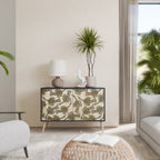 ALMONDINE SONGBIRD 2-Door Sideboard in Black Finish