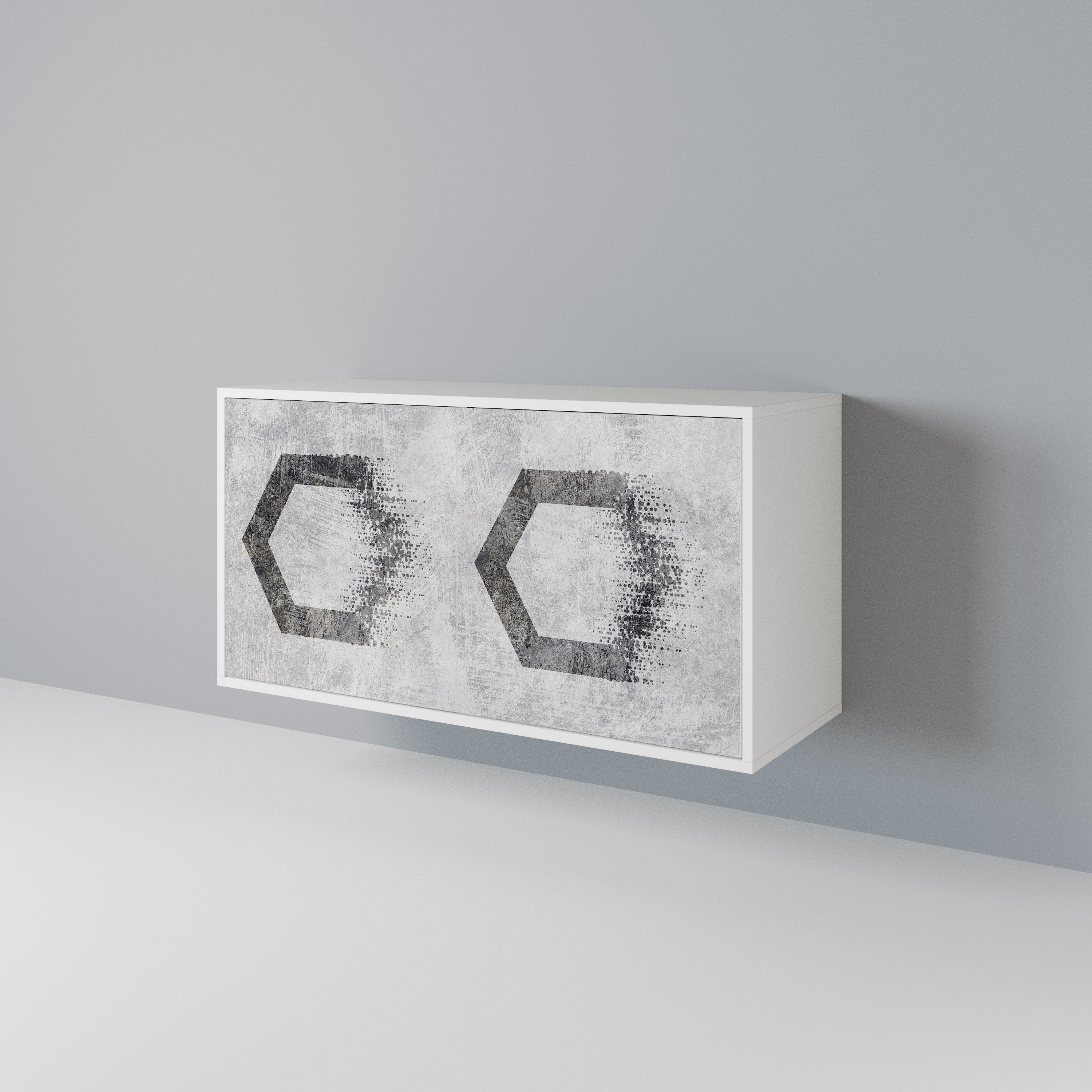 HEXAGONAL FIGURES 2-Door Sideboard