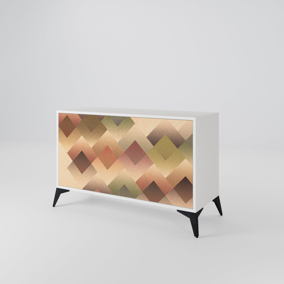 GEOMETRIC FUSION Skänk med två dörrar