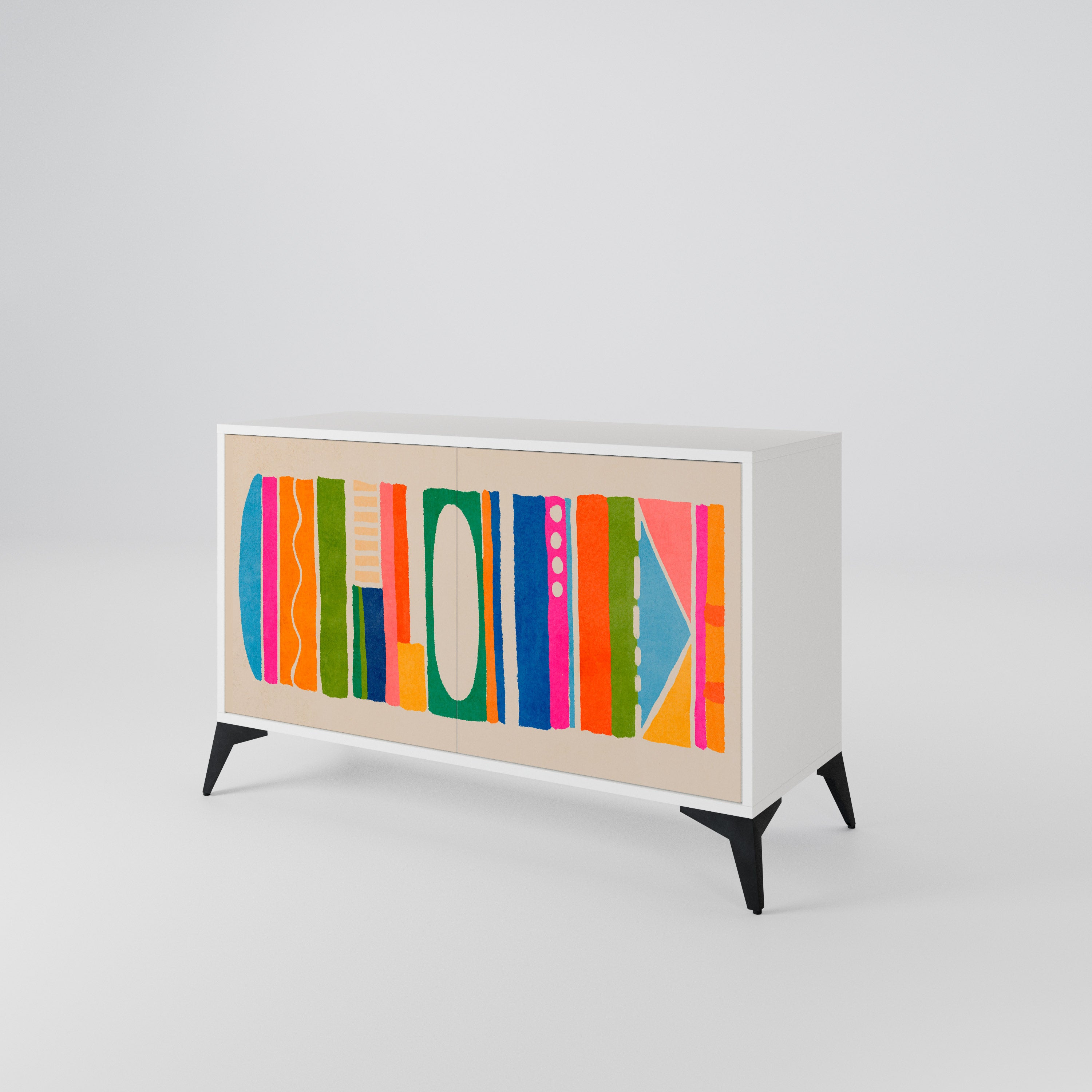 GEOMETRIC SHINE 2-Door Sideboard