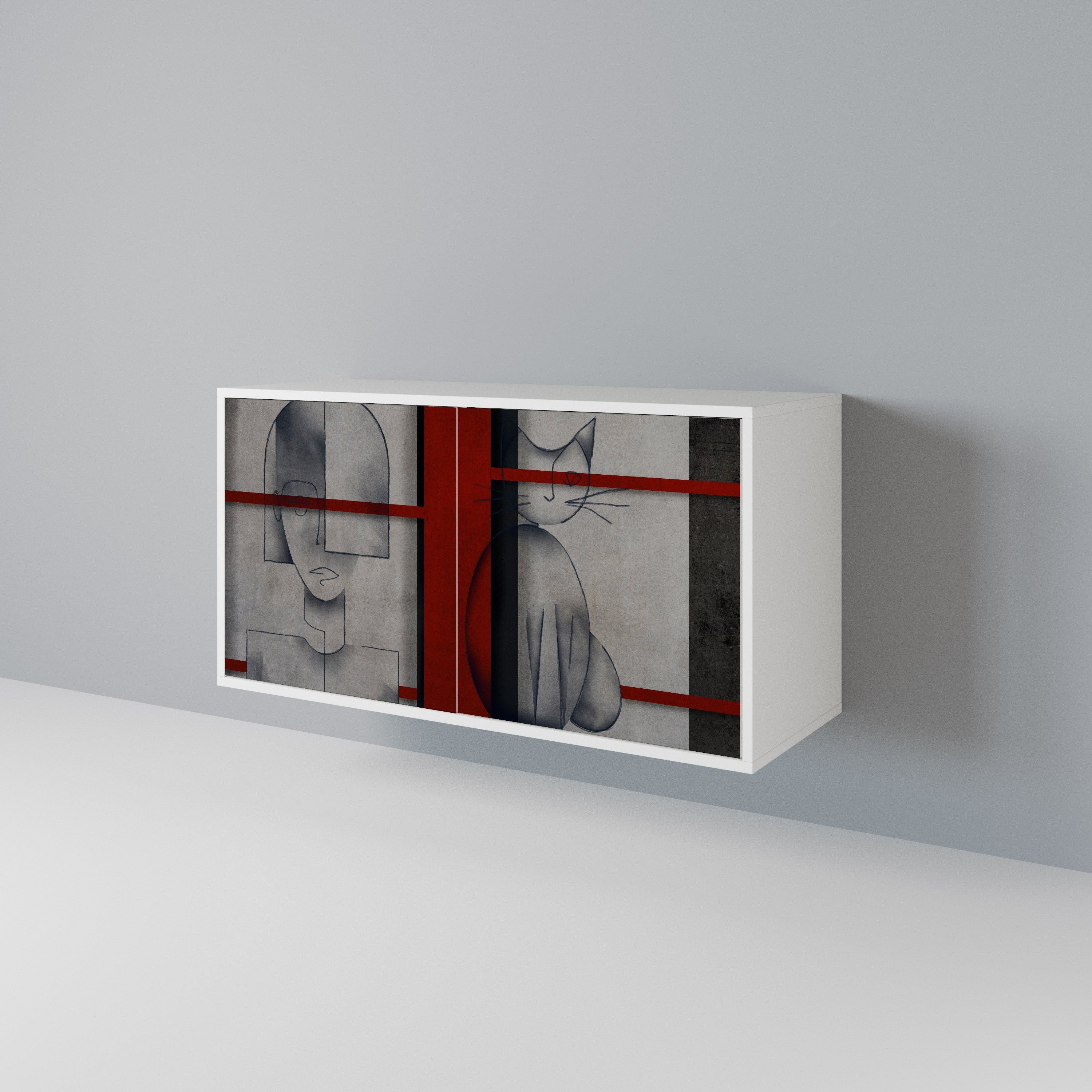 GRAY FIGURES 2-Door Sideboard