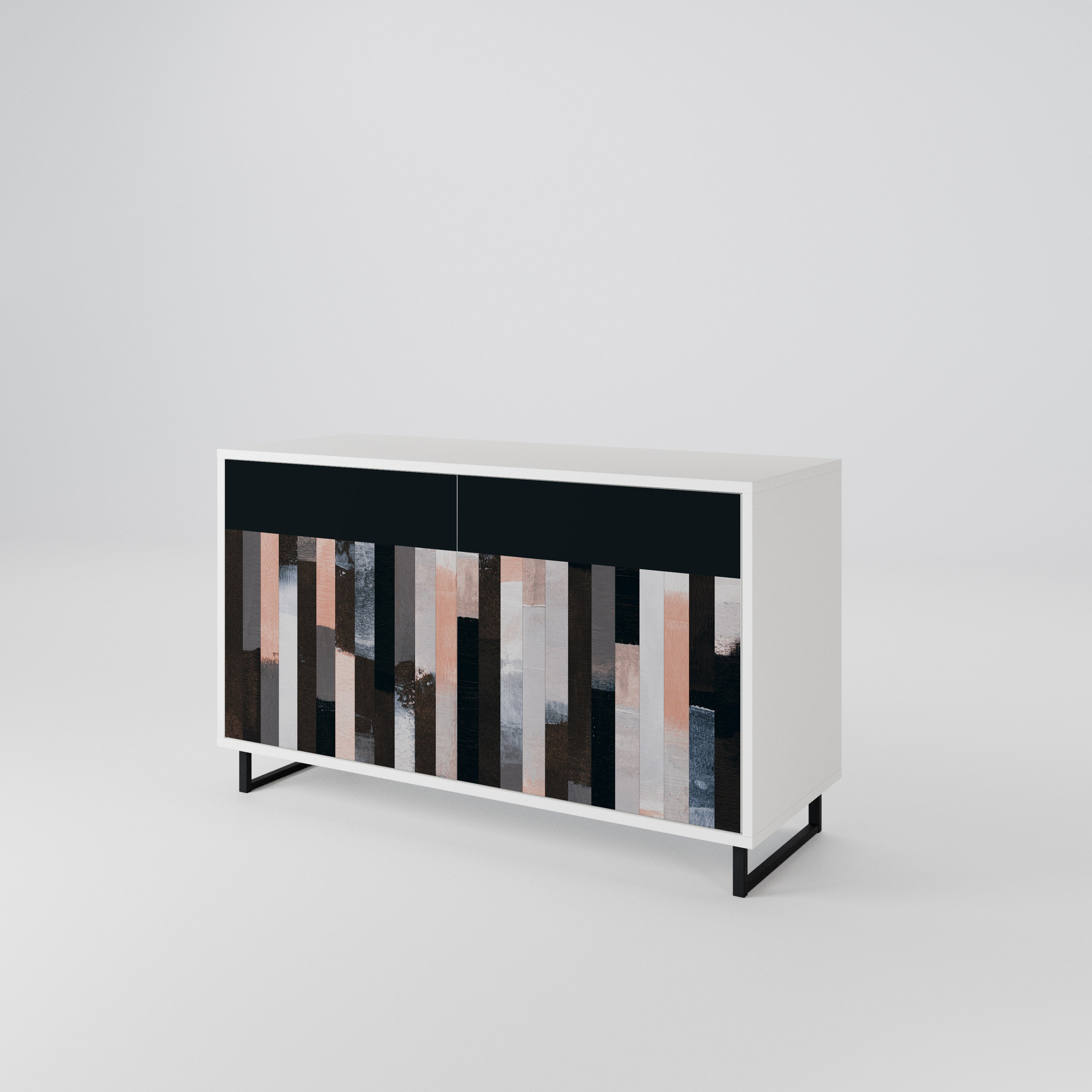 COLLAGE OF RECTANGLES 2-Door Sideboard
