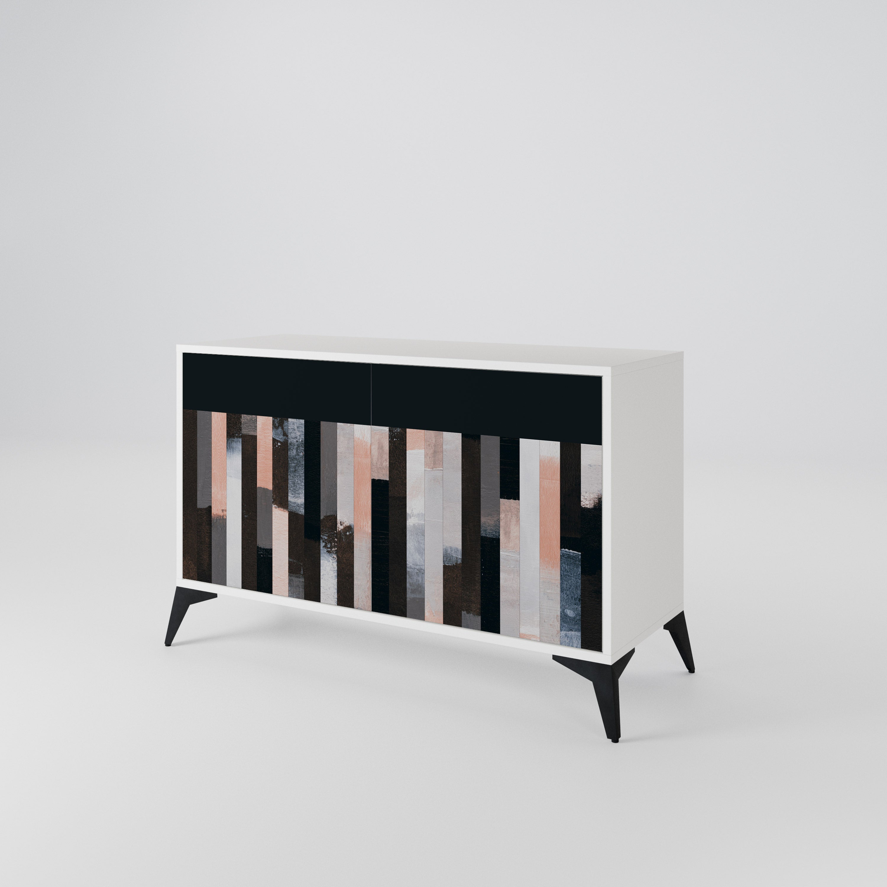 COLLAGE OF RECTANGLES 2-Door Sideboard
