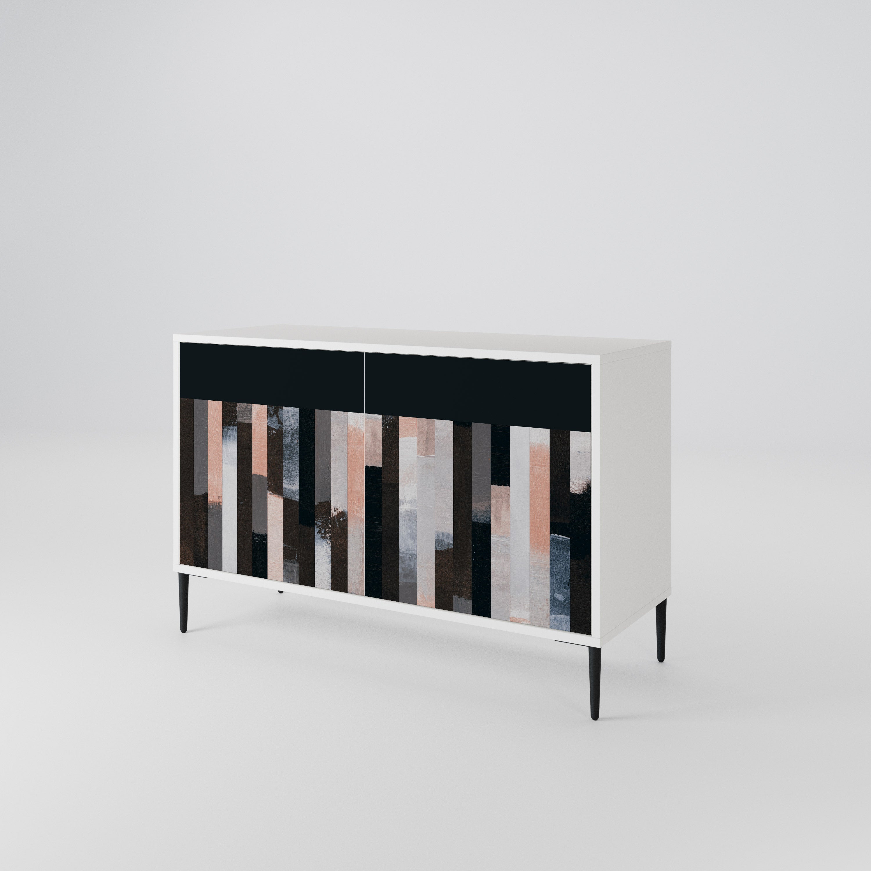 COLLAGE OF RECTANGLES 2-Door Sideboard