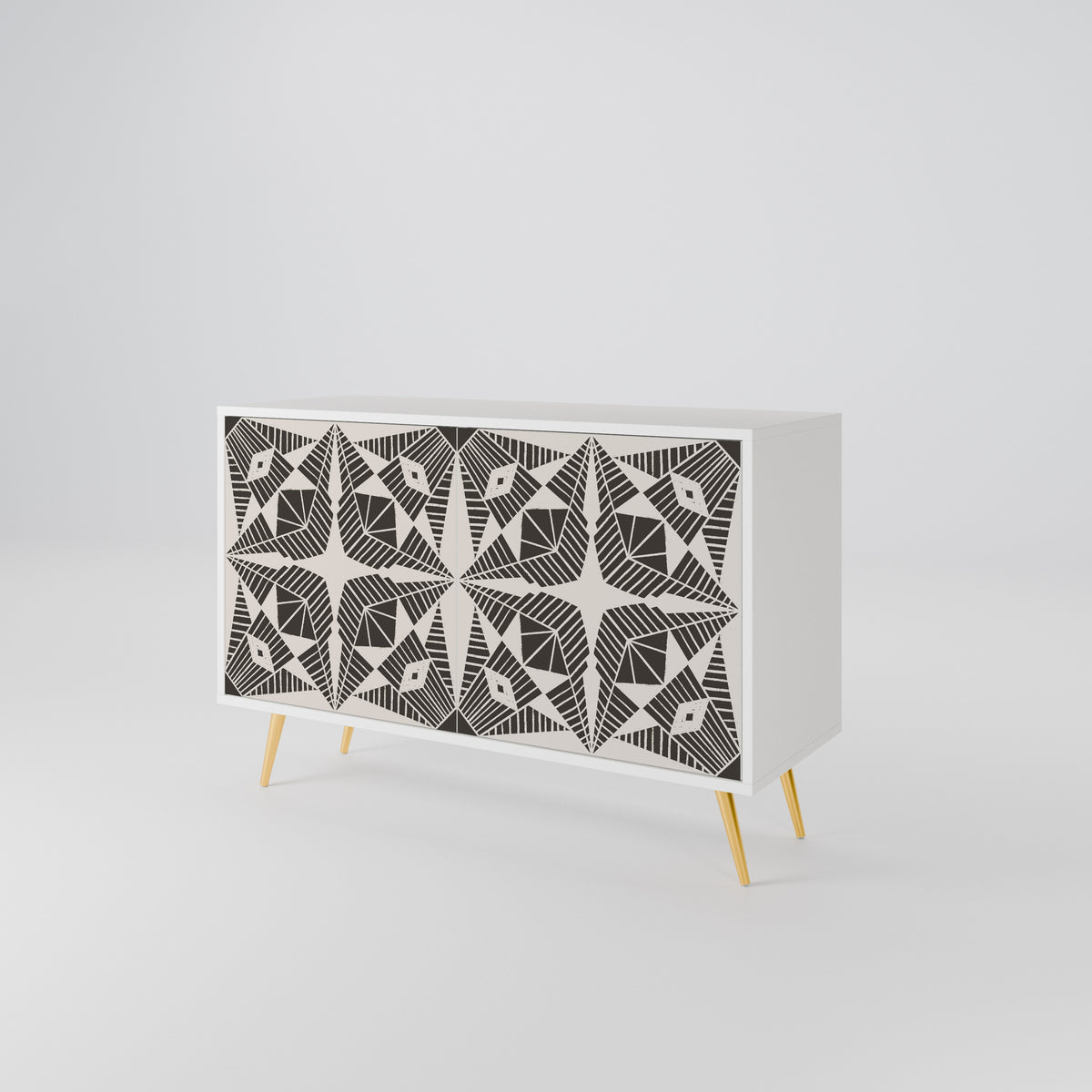 MONOCHROME NEXUS Skänk med två dörrar