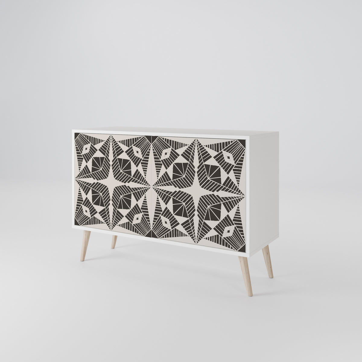 MONOCHROME NEXUS Skänk med två dörrar