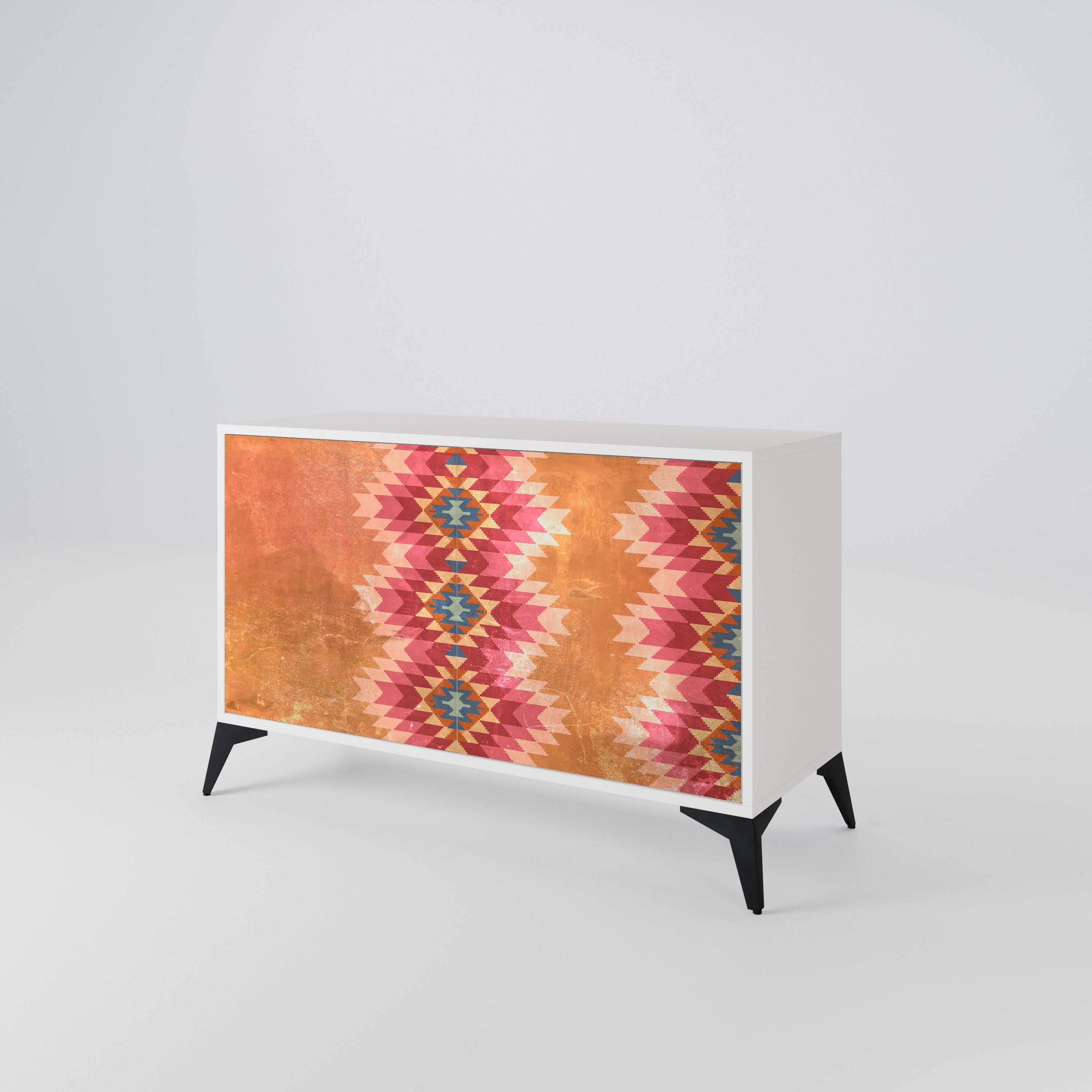 INDIAN FOLK 2-Door Sideboard