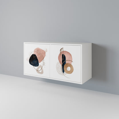 COLORFUL SHAPES Skänk med två dörrar