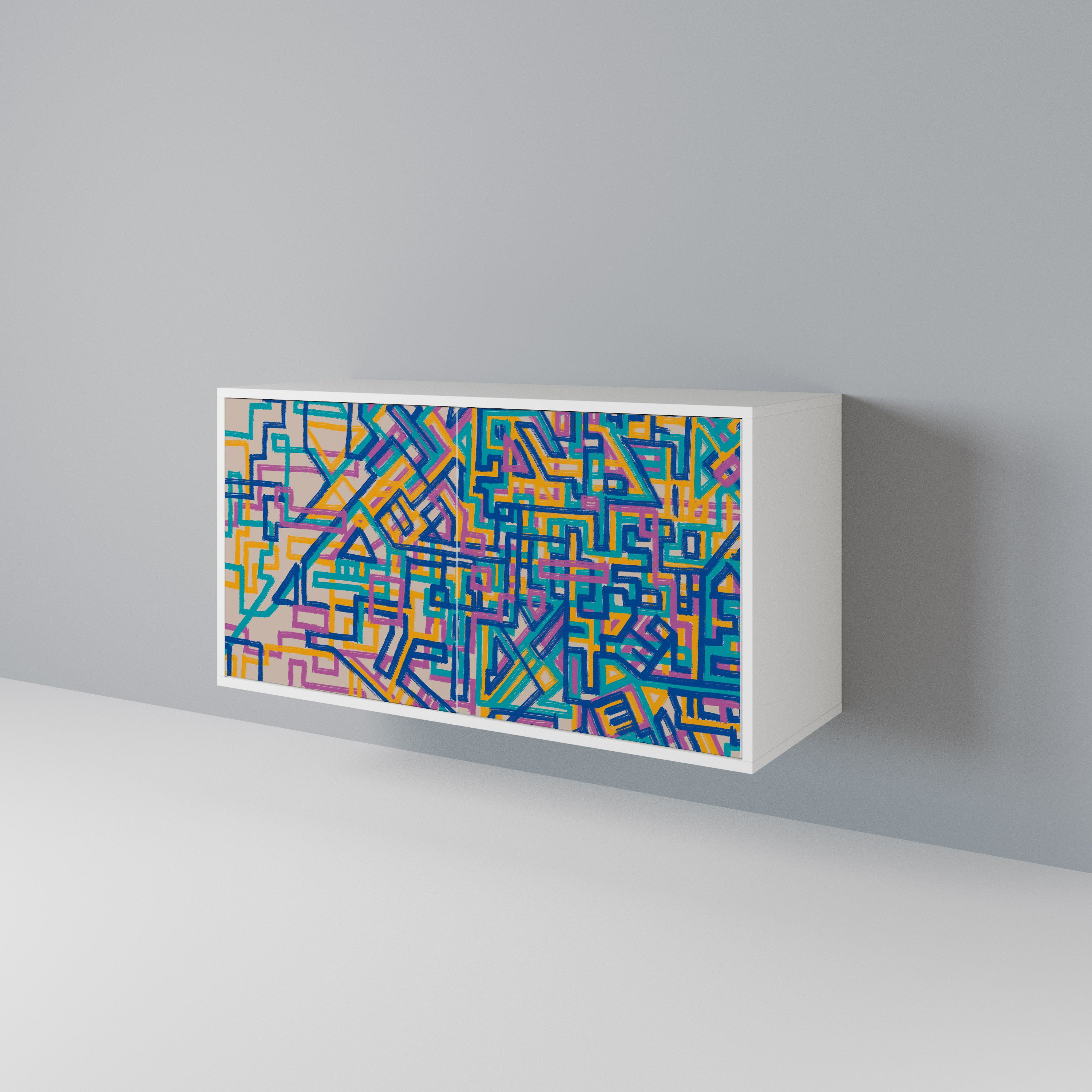 MEMORIES MAP Skänk med två dörrar
