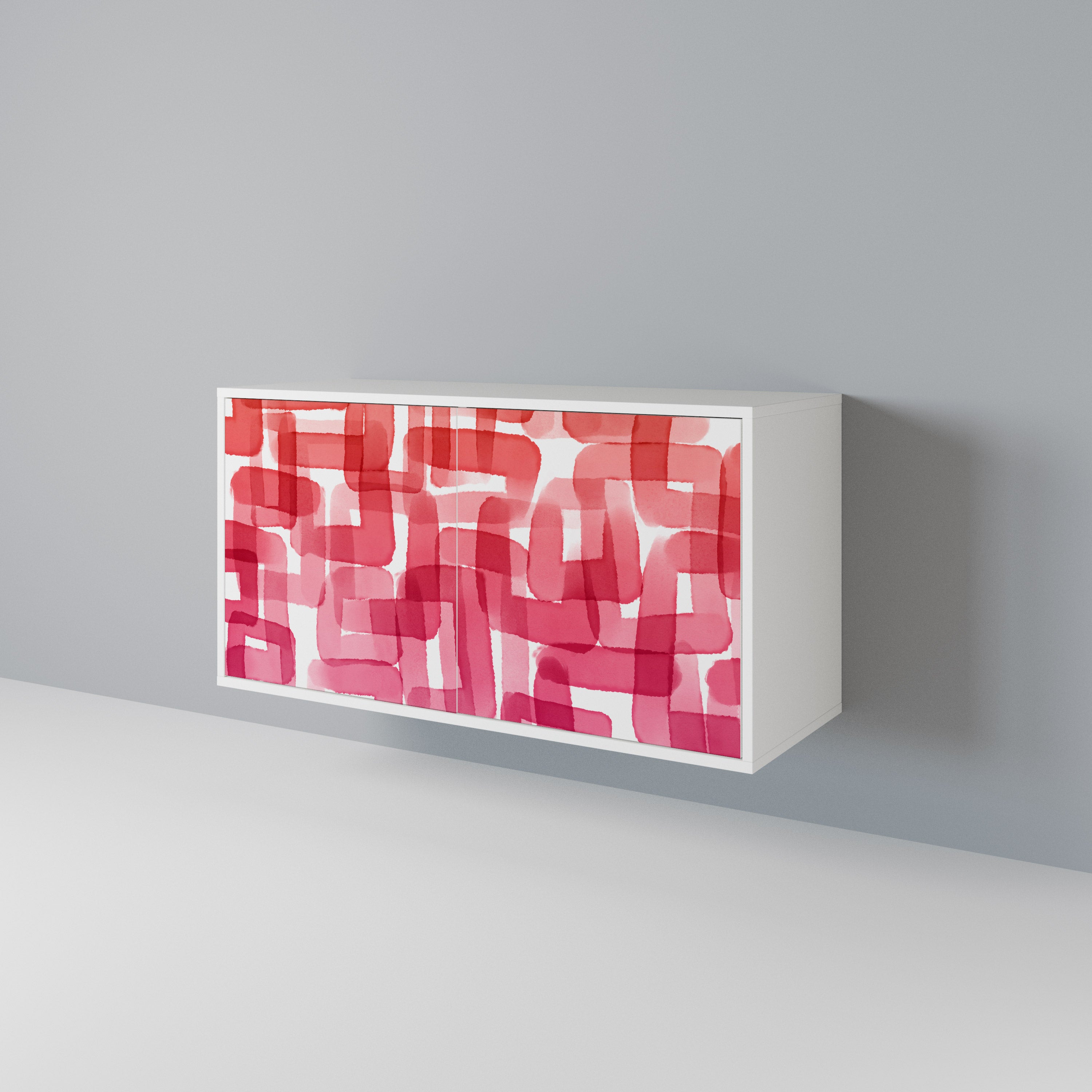 KALEIDOSCOPIC CUBISM Skänk med två dörrar