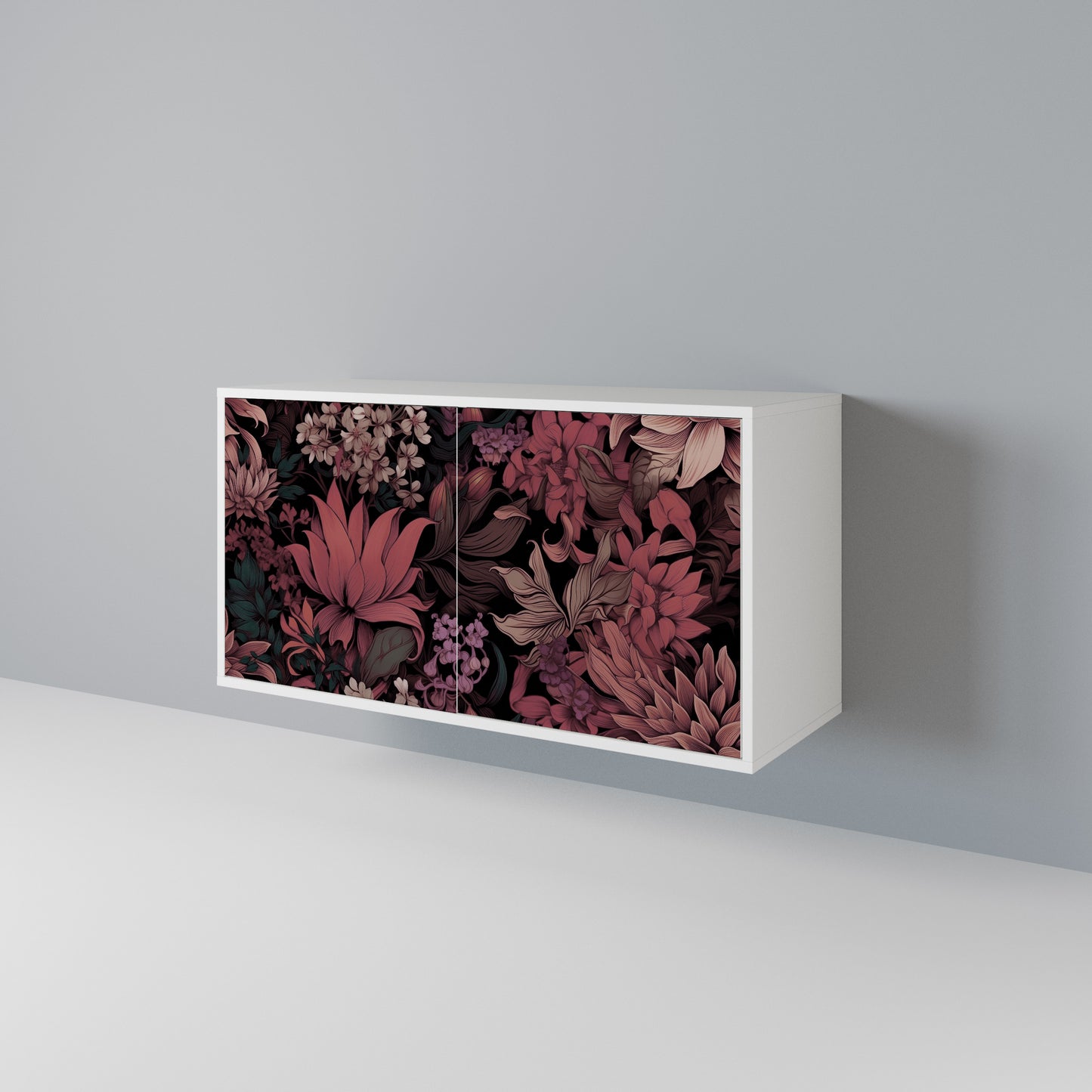 FLORAL WHISPER Skänk med två dörrar