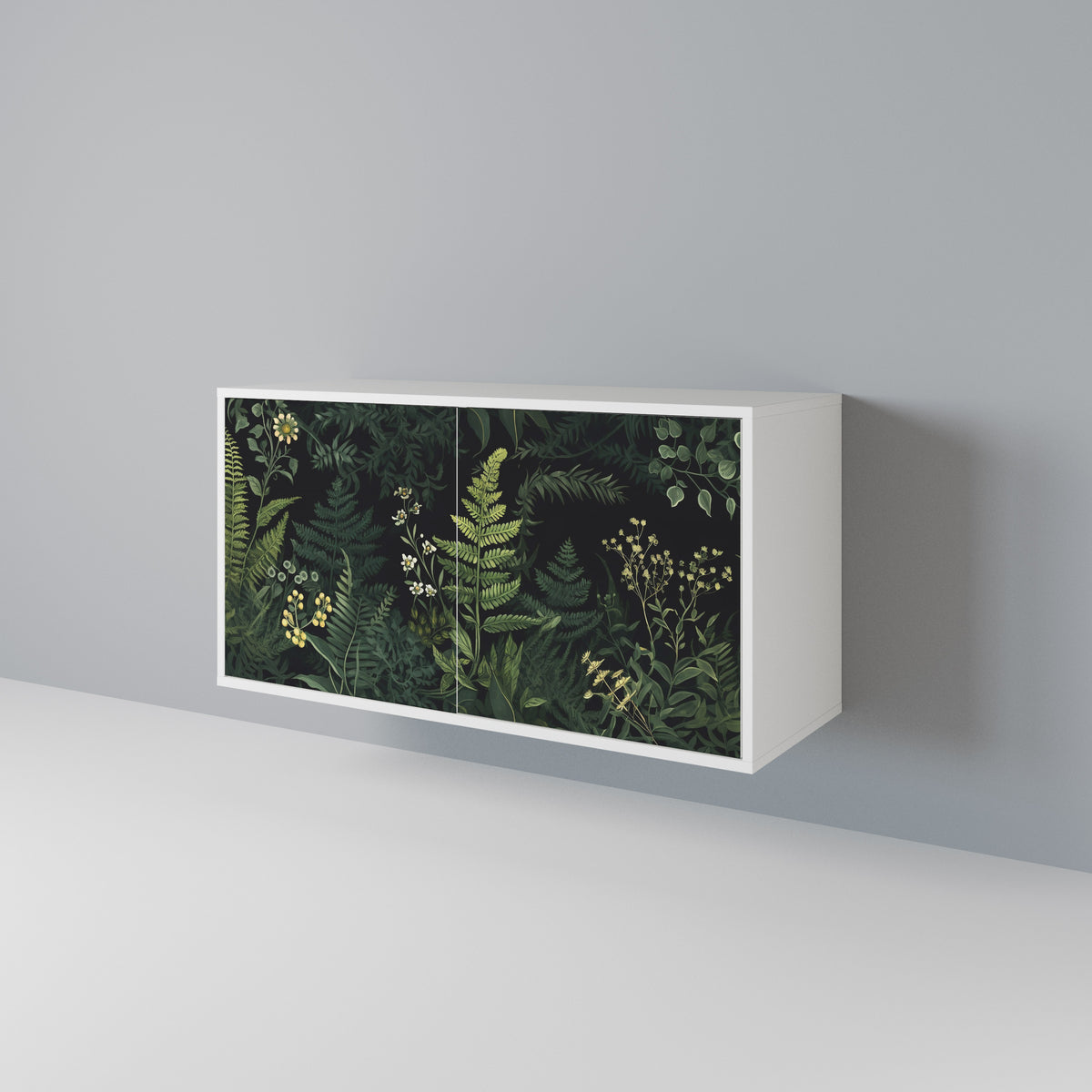 FERN FLOWERS Skänk med två dörrar