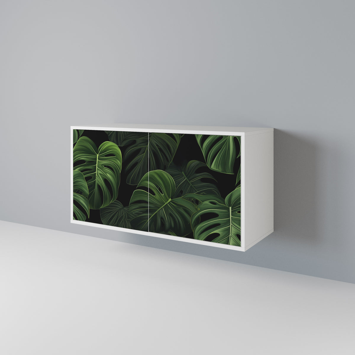 INFINITE MONSTERA Skänk med två dörrar