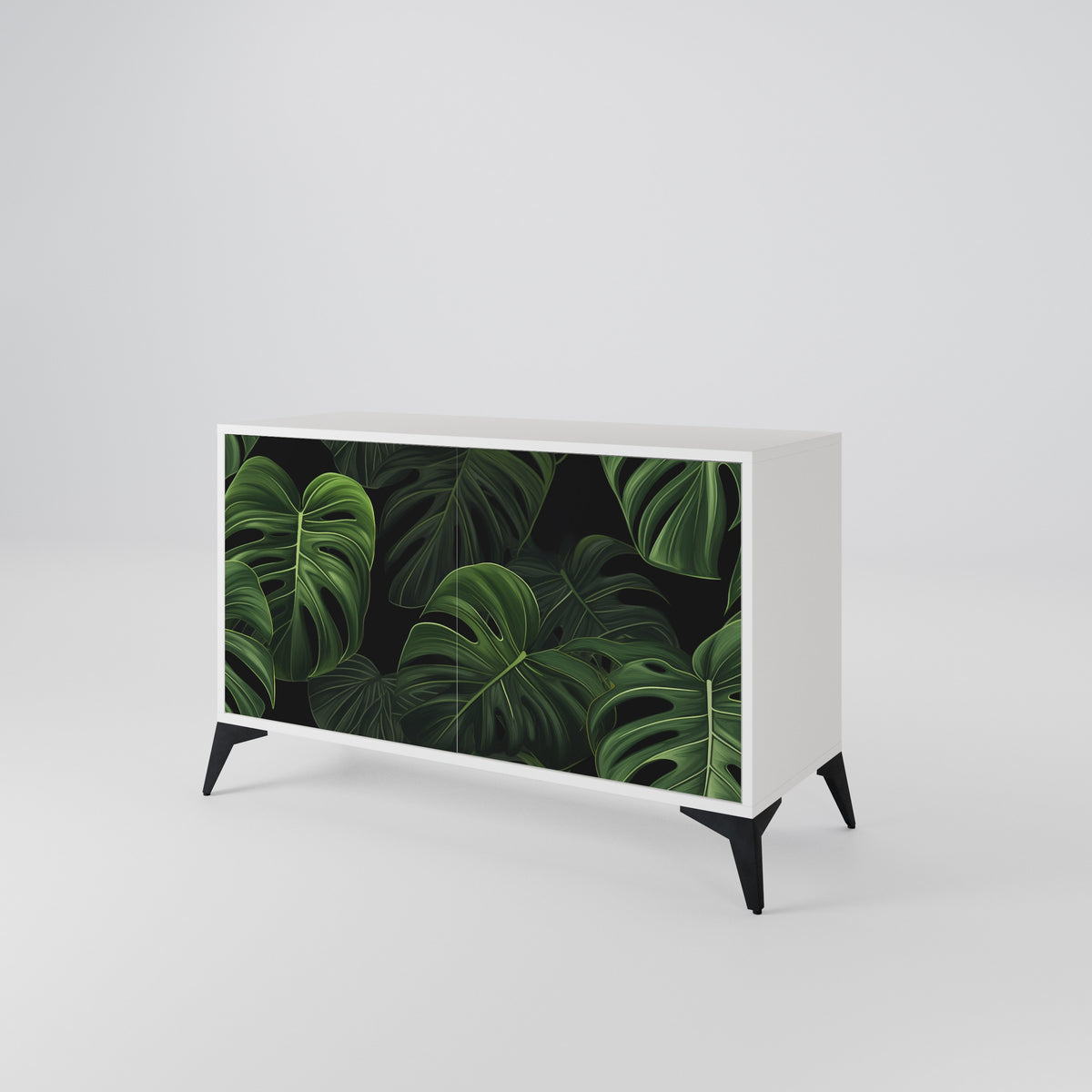 INFINITE MONSTERA Skänk med två dörrar